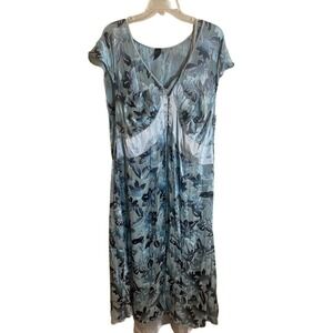Cabernet Lingerie NegliNightgown & Robe Lingerie Negligee Teal Chiffon & Satin 1